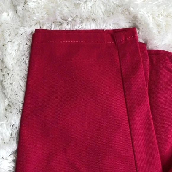 WOMAN WITHIN Dark Pink Capris - Picture 3 of 6